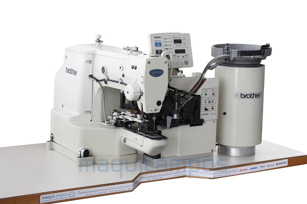 Brother BE-438D Automatic Button Sewing Machine with Robot