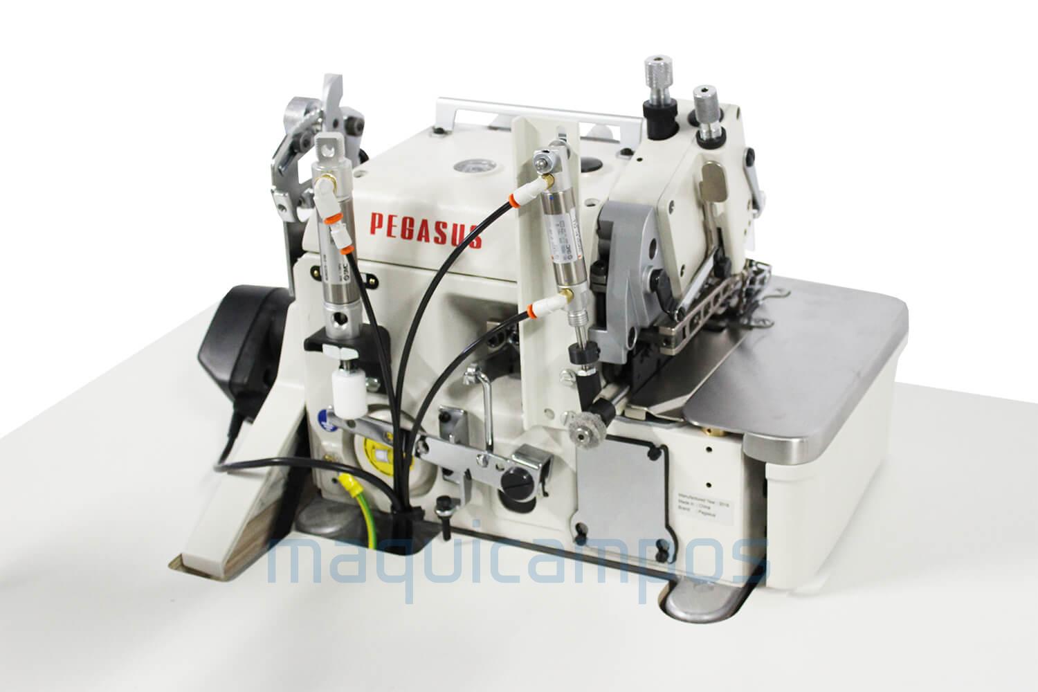 Pegasus EXT5214H-55 525K-2x4 / Z054 Máquina de Overlock con BL Kit para Articulos Extra Altos