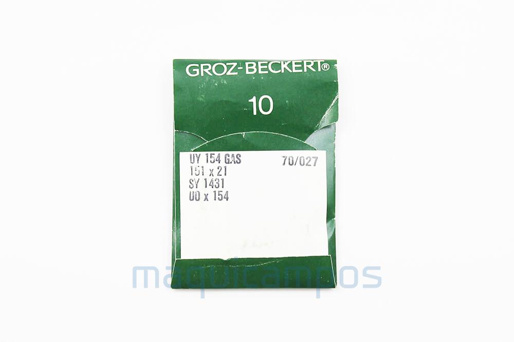 Curved Needles UY 154 GAS R Nm 70 / 10 (BX 10)