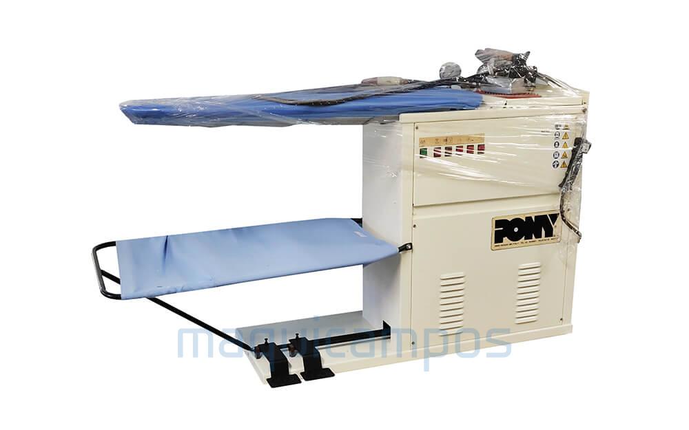 Pony Ironing Table with Boiler and Steam Suction