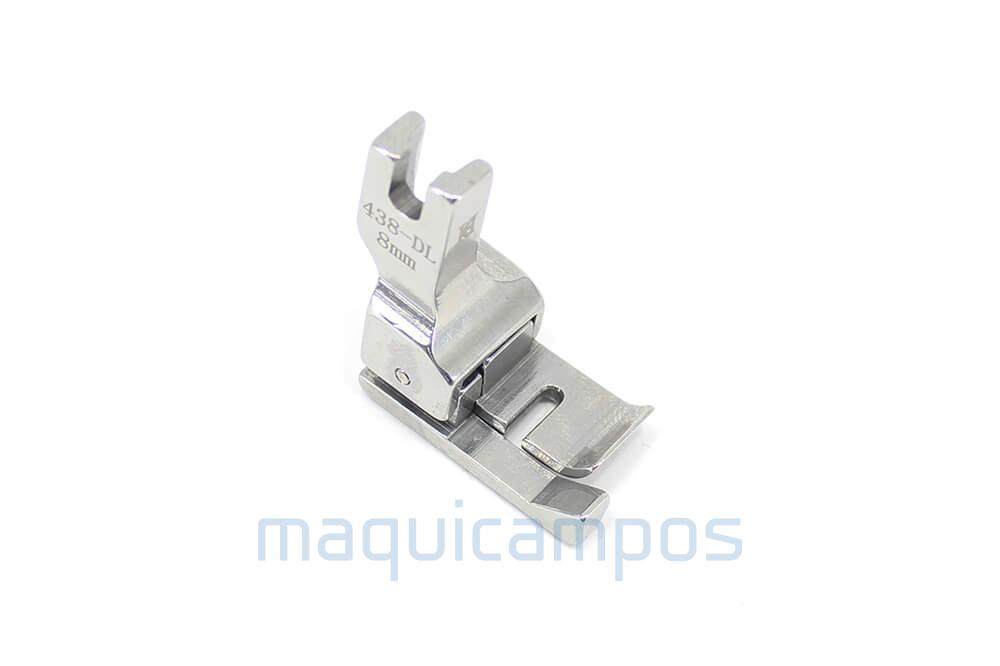 MKP438-DL 8mm Left Compensating Foot Lockstitch and Zig-Zag