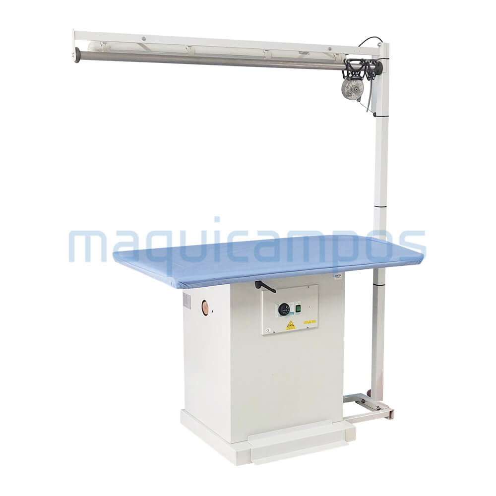 Comel MP/A Rectangular Ironing Table with Hanger and Lighting