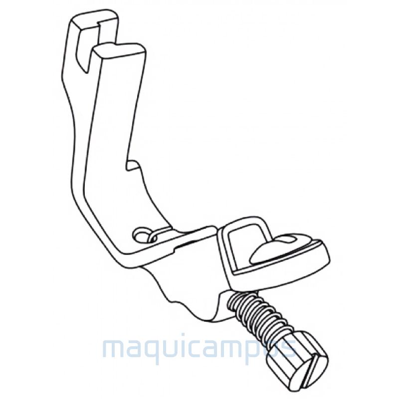  S537 / A227 1/8" Adjustable Elastic Shirring Foot Lockstitch