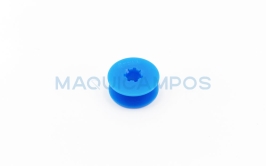 Canela de Plástico Ponto Corrido<br>Towa BO-103(P)<br>Cor Azul