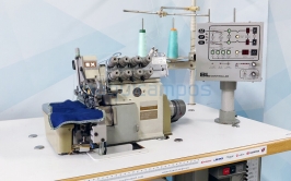 Pegasus EX5214-83B + BL520A<br>Overlock Sewing Machine with Automatic Backlatcher