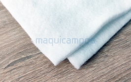 Felpa Blanco 100% Poliester 12mm [L=1300]<br>(Vendido al CM)