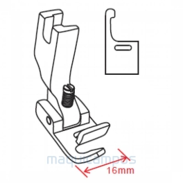 MKP438-624<br>Left Guide Binding Foot<br>Lockstitch and Zig-Zag