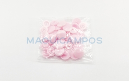 Plastic Snap (Pink)<br>Bag 20 Units