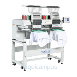 Maquic by Ricoma MT-1502-7S<br>2-Head Industrial Embroidery Machine (15 Needles)