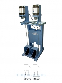 METALMECCANICA MT20<br>Two-Head Pneumatic Snap Press Machine