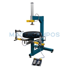 Rexel PDK-2/PDS<br>Pneumatic Press for Upholstered Seats with Drawstring System
