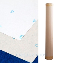 Geometric White Paper Roll with Glue<br>164cm