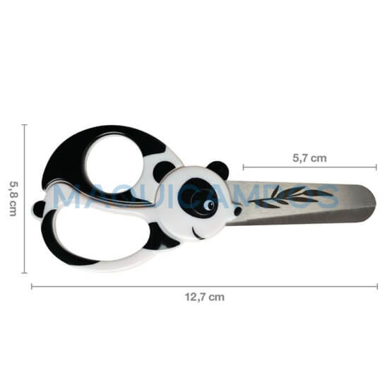 Fiskars 1004613 Tesoura Universal para Crianças 13cm (Panda)