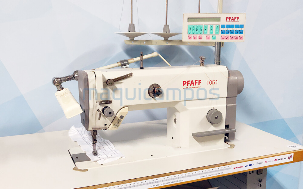 PFAFF 1051 Máquina de Costura Ponto Corrido com Programador