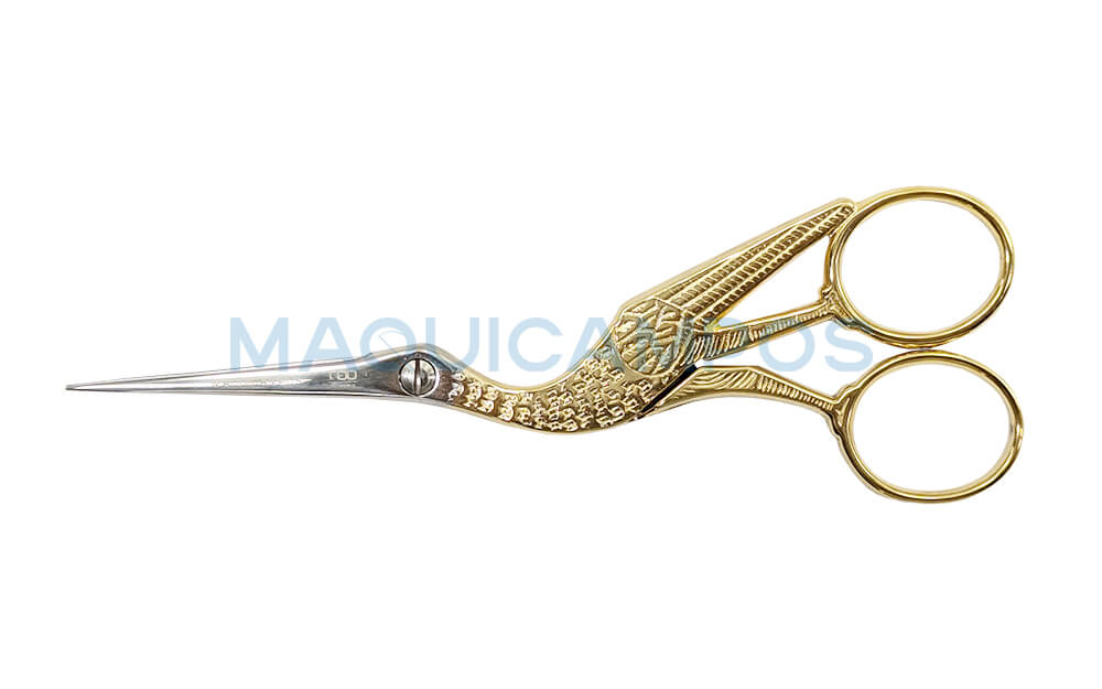 RBB 235/1 Tijera de Bordado Dorada 6.5''