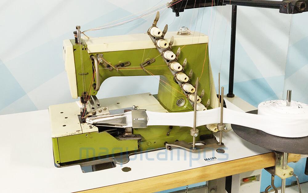 Rimoldi 262-16-3MD-01 Máquina de Costura de Colaretes e Ponto Decorativo (3 Agulhas)