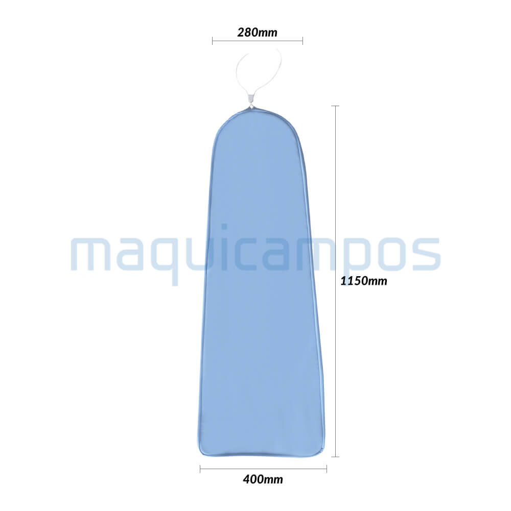 Pano Azul Claro para Mesa de Planchar Semi-Industrial 280*1150*400mm