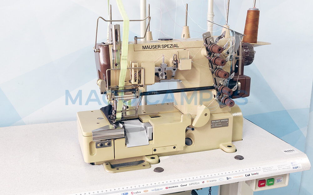 Mauser Spezial 4562-05BB Interlock Sewing Machine for Elastic (3 Needles)