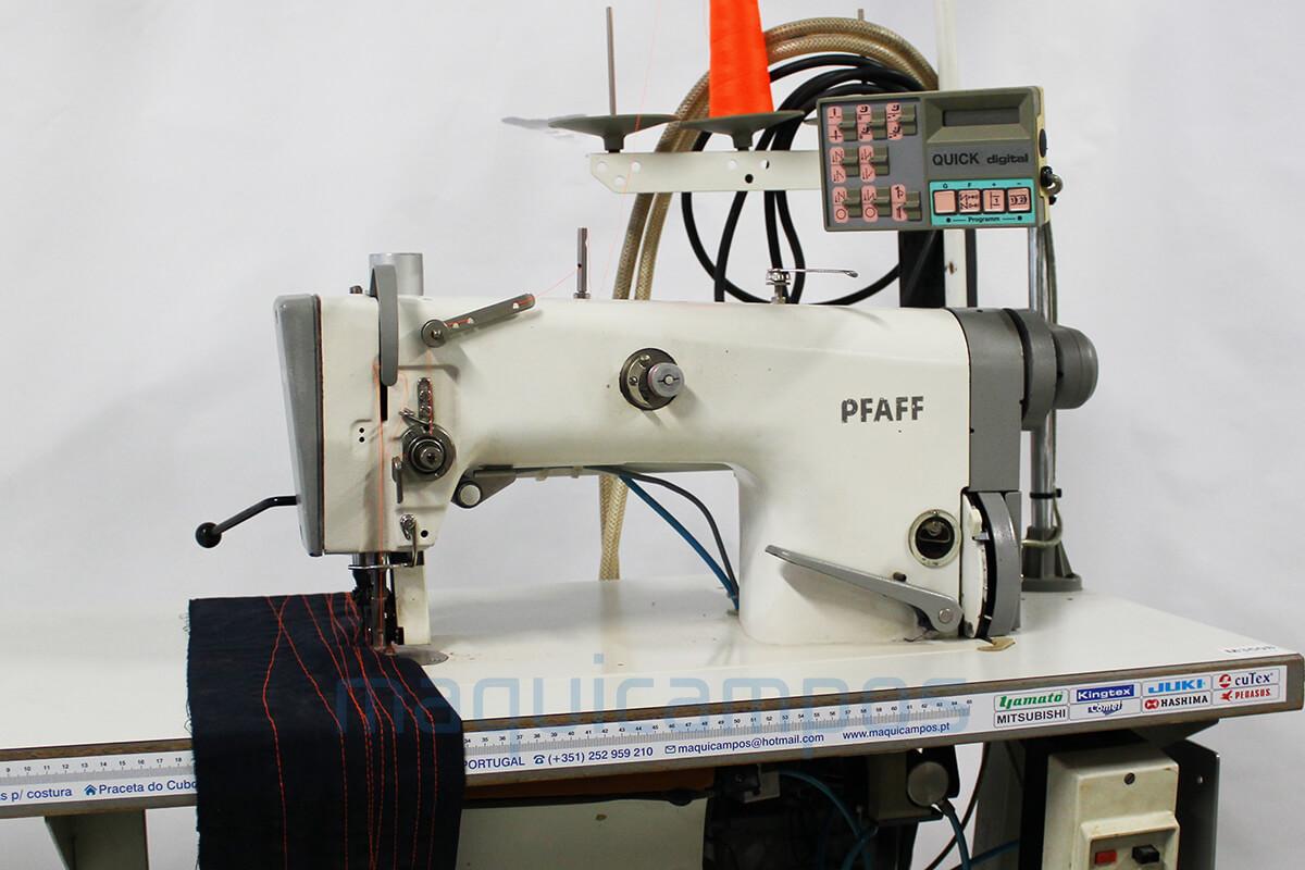 PFAFF 483 Lockstitch Sewing Machine with Programmer and Puller