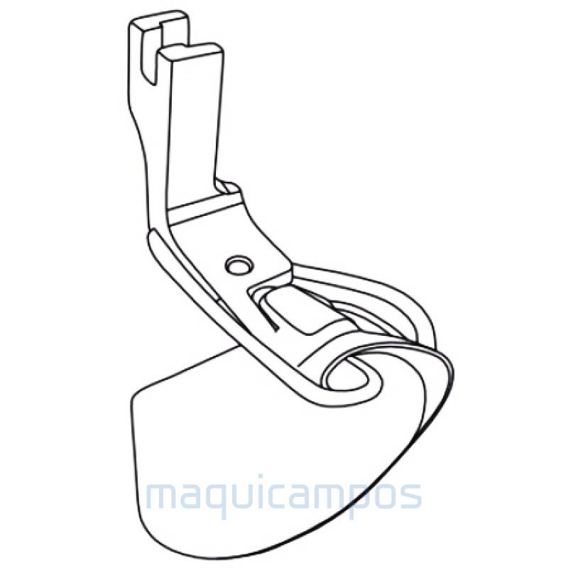 490359 (H5018) 1/16" Double Fold Sring Wire Hemmer Foot Lockstitch