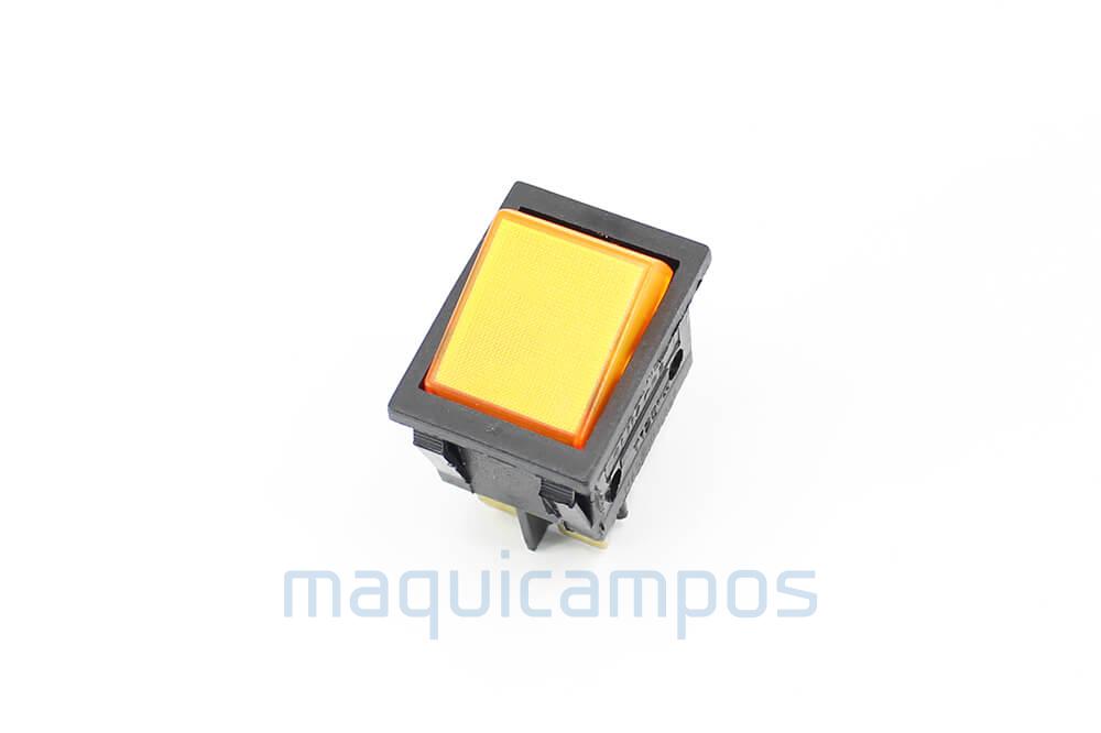 Orange Light Switch 4 Faston 220V