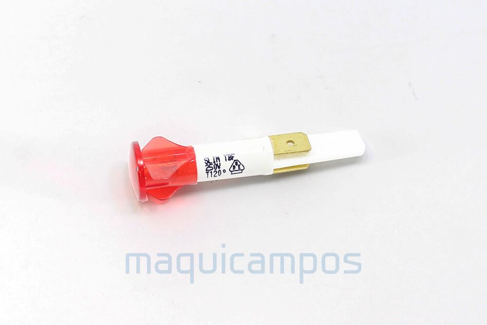 Mirilla Mini Roja 220V para Caldera