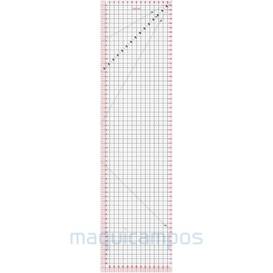 Fiskars 8732- Acrylic Ruler 15x60cm