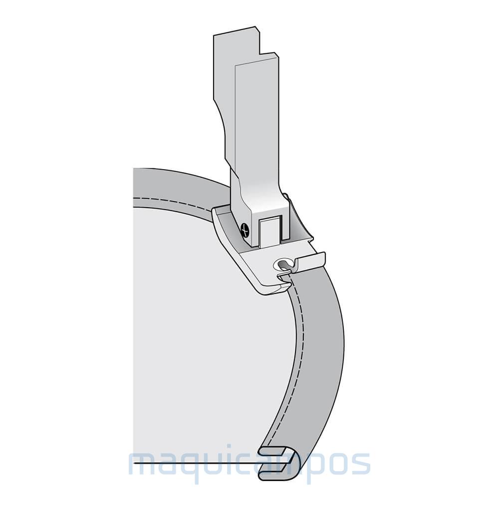 Suisei A10S 18mm > 4.5mm] Right Angle Bias Binder Lockstitch