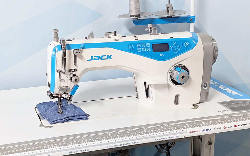 Jack A5-WN M&aacute;quina de Costura Ponto Corrido de Remate Limpo