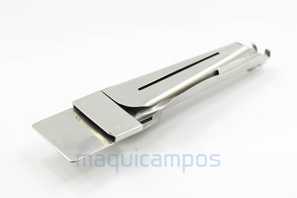 38mm > 14mm Afitador de Aplicar Colarete, Virar de 1 Lado Colarete Made in Portugal