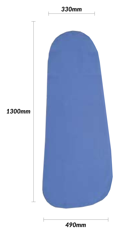 Tejido Azul para Mesa de Planchar 330x1300x490mm