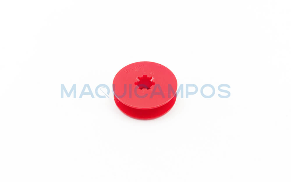 Bobina de Plástico Coser Ojales y Zig-Zag Towa BO-107(P) Color Rojo