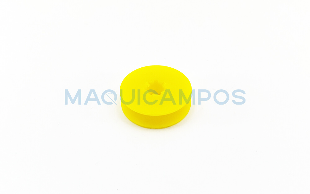 Bobina de Plástico Coser Ojales y Zig-Zag Towa BO-107(P) Color Amarillo