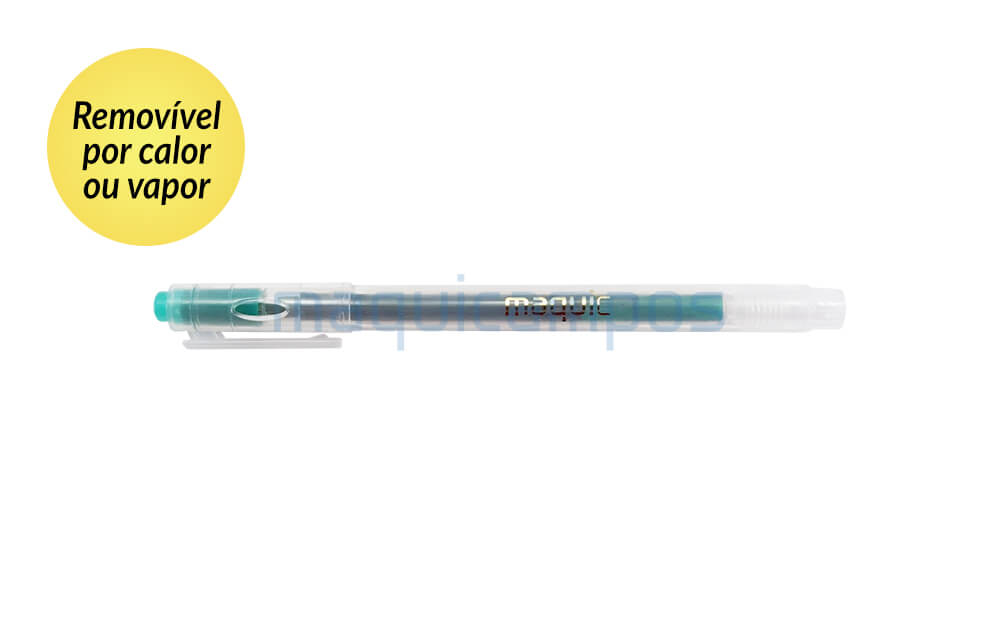 Bolígrafo Mágico  Bolígrafo Removible por Calor o Vapor Color Verde