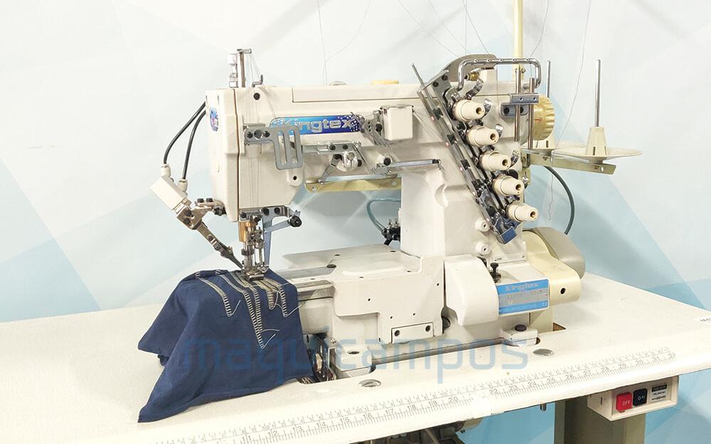 Kingtex CT9000 Máquina de Costura de Recobrir (3 Agulhas)