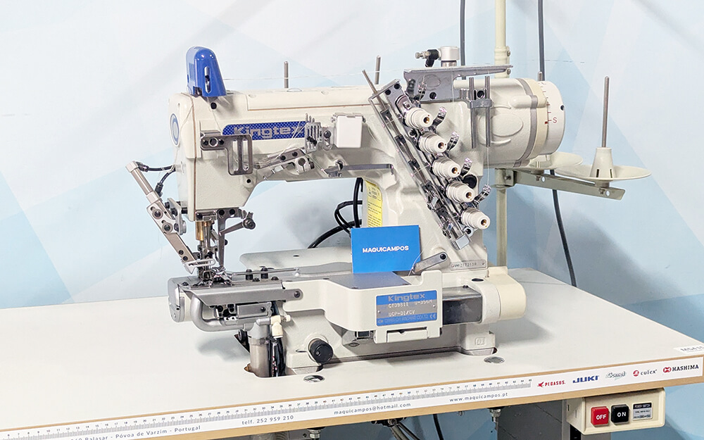 Kingtex CTD9811-0-356M M&aacute;quina de Coser Recubridora 