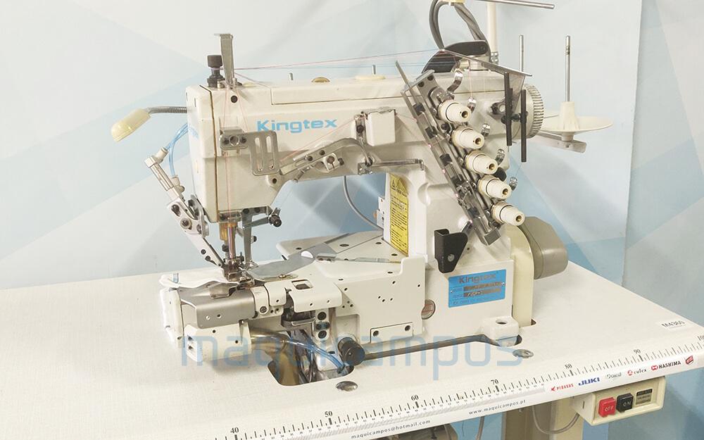 Kingtex CTL6511-0-56M Máquina de Costura de Recobrir com Corte de Linha