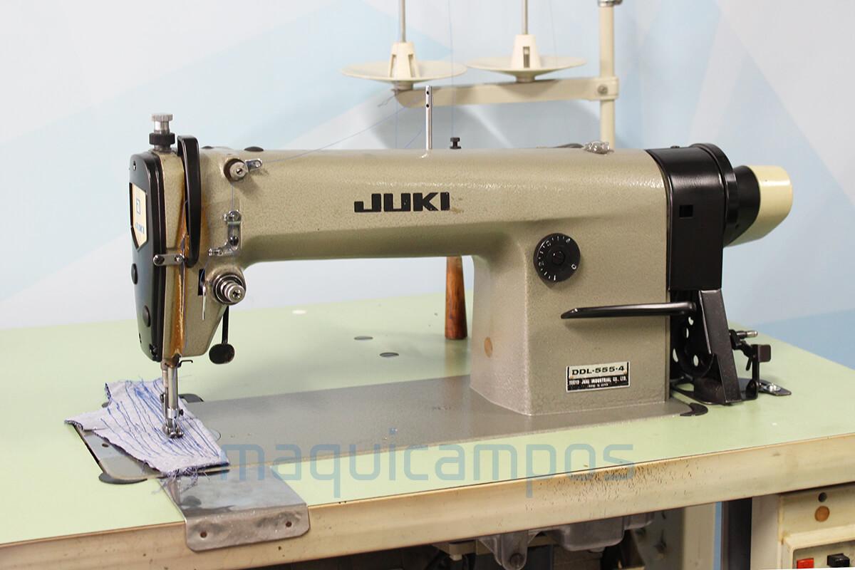 Juki DDL-555-4 Máquina de Costura Ponto Corrido com Motor Efka e Tampo Grande