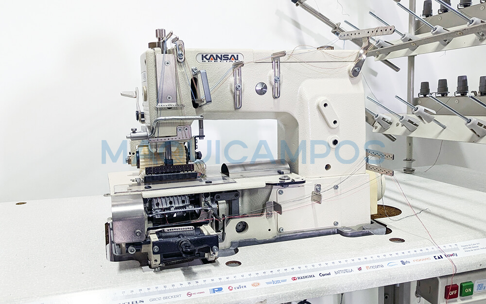 Kansai Special DFB-1412PQ 12 Needles Lockstitch Sewing Machine