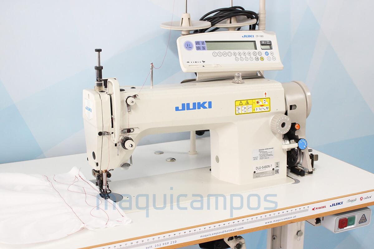 Juki DLU-5490N-7 Máquina de Pespunte y Franzir Triple Arrastre por Prensatelas