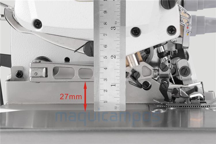 Jack E4-5-03/233 10mm Máquina de Costura Corte e Cose (5 Fios)