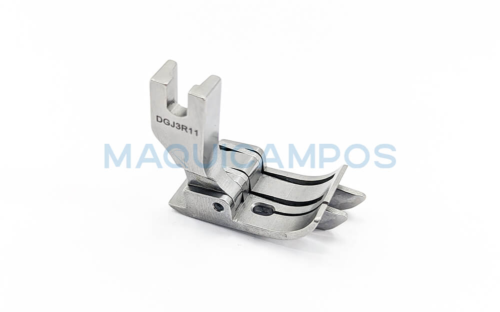Everpeak DGJ3R11 Uptail Right Dual Guiding Foot 3mm and 11mm Lockstitch