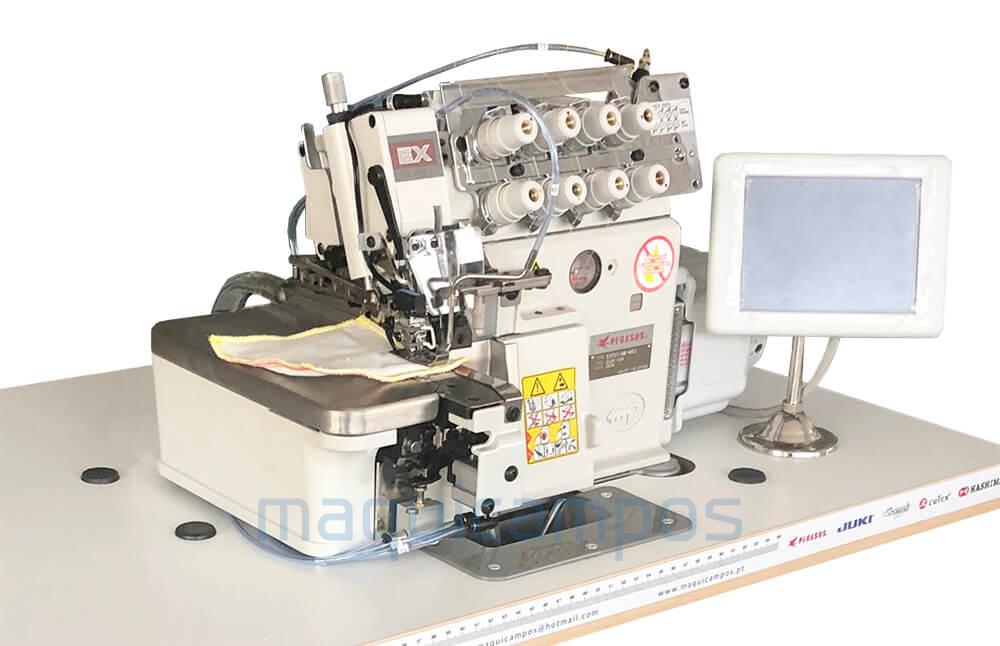 Pegasus EX5214/BL4 Overlock Sewing Machine with Automatic Backlatcher BL-4