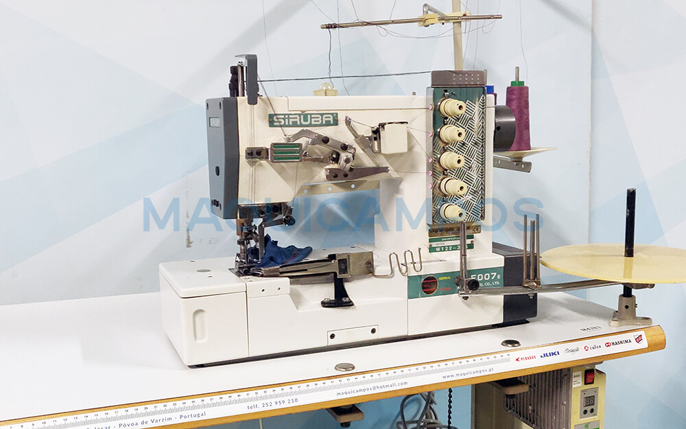 Siruba F007E Collarett Sewing Machine (3 Needles)