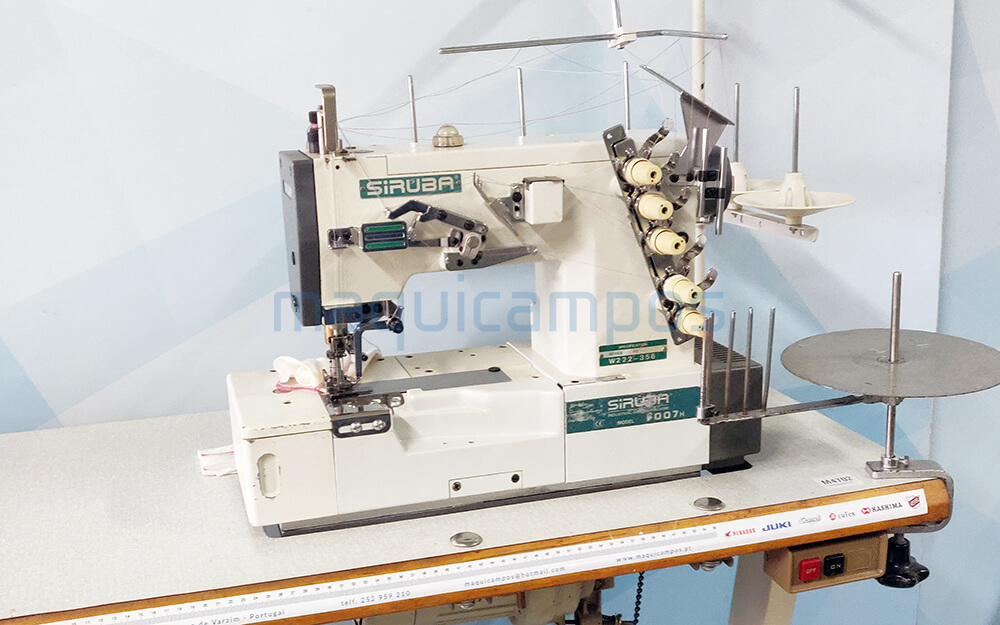 Siruba F007H Collarett Sewing Machine (3 Needles)