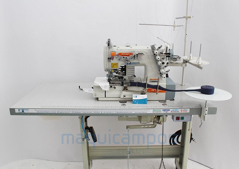 Siruba F007K-W222-356 Máquina de Coser Collarete