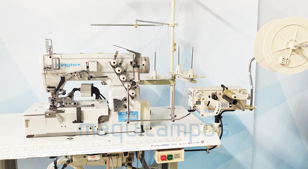 Kingtex FT6503-0-56M Interlock Sewing Machine with Side Puller