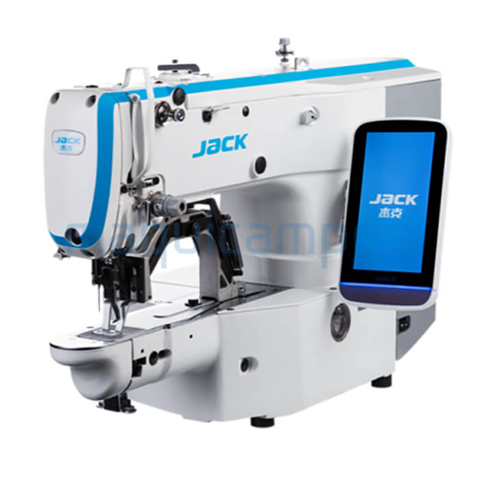 Jack JK-T1903GSK-D Máquina de Costura de Pregar Botões Eletrónica