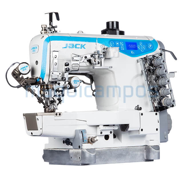 Jack K5-UTL-35ACX356/PL Interlock Sewing Machine for Hemming with Puller (Cylinder-bed)