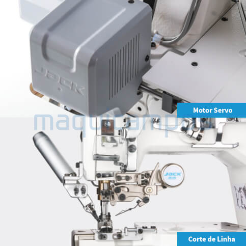 Jack K6-UT-01GBX356 Interlock Sewing Machine (Cylinder-bed)